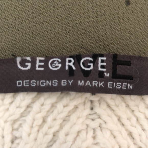 GEOGE ME by Mark Eisen cable Knitted women’s Sweater Vest size 12/14”. ( XL”) - Picture 9 of 13